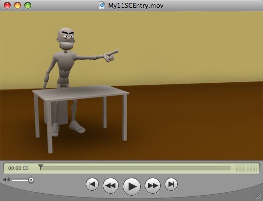 Screenshot of widescreen animation